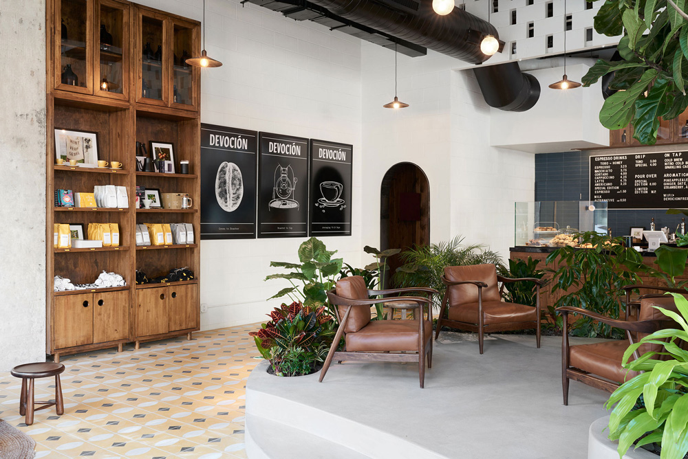 Devocion Cafe in downtown Brooklyn by LOT office for architecture The
