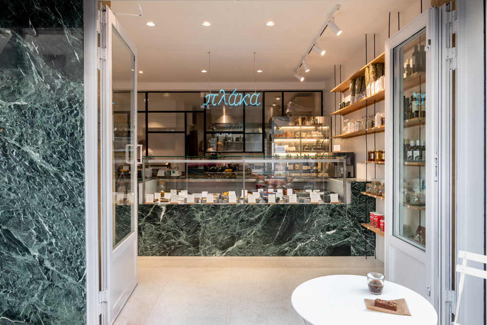 Stene Alexopoulos Studio designs Greek deli in Paris inspired by the ...