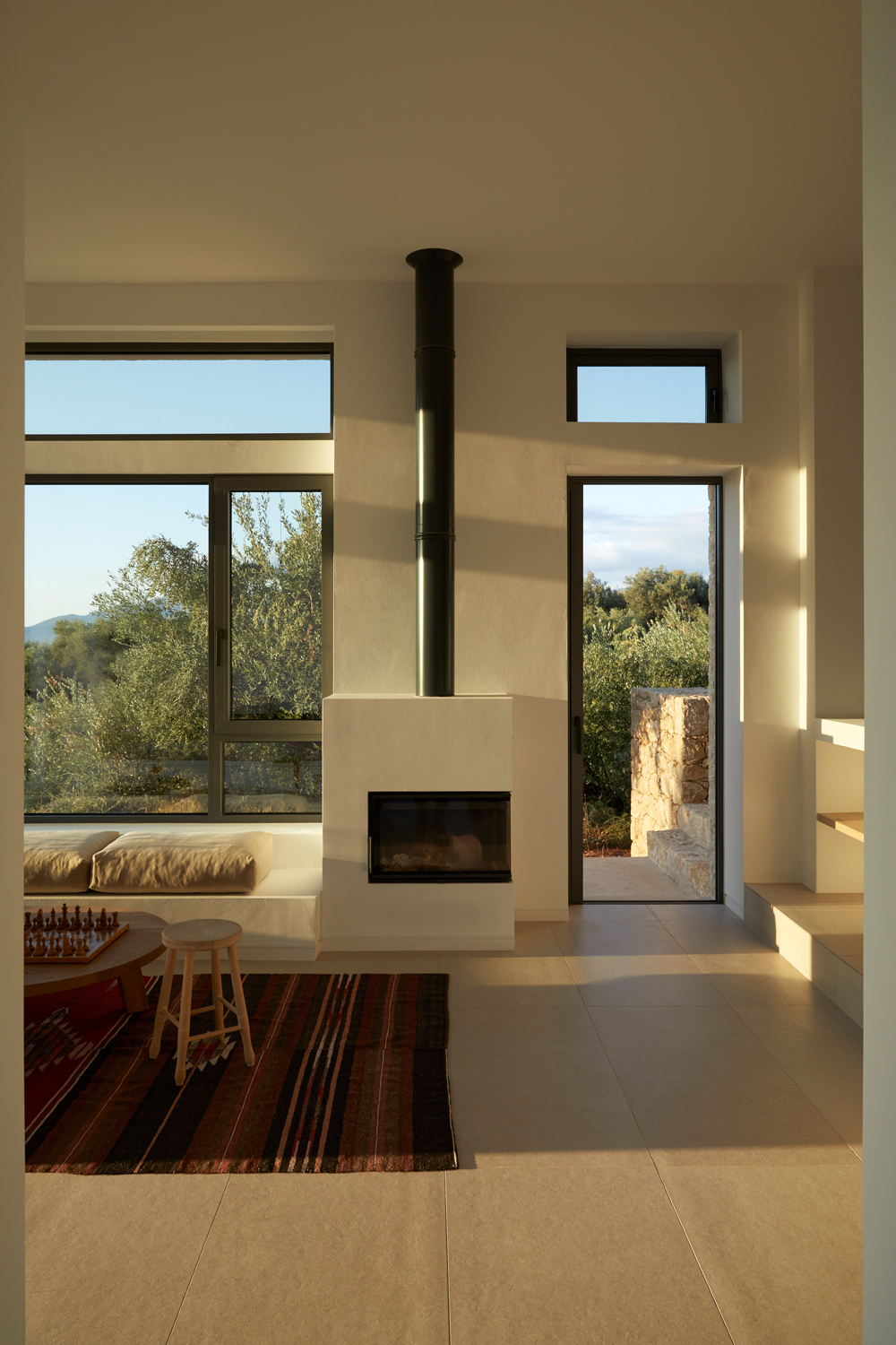 Open-plan living area