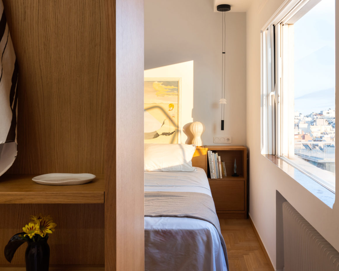 Athenian penthouse bedroom