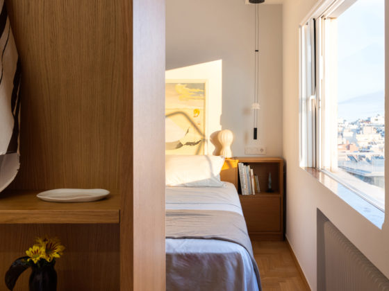 Athenian penthouse bedroom