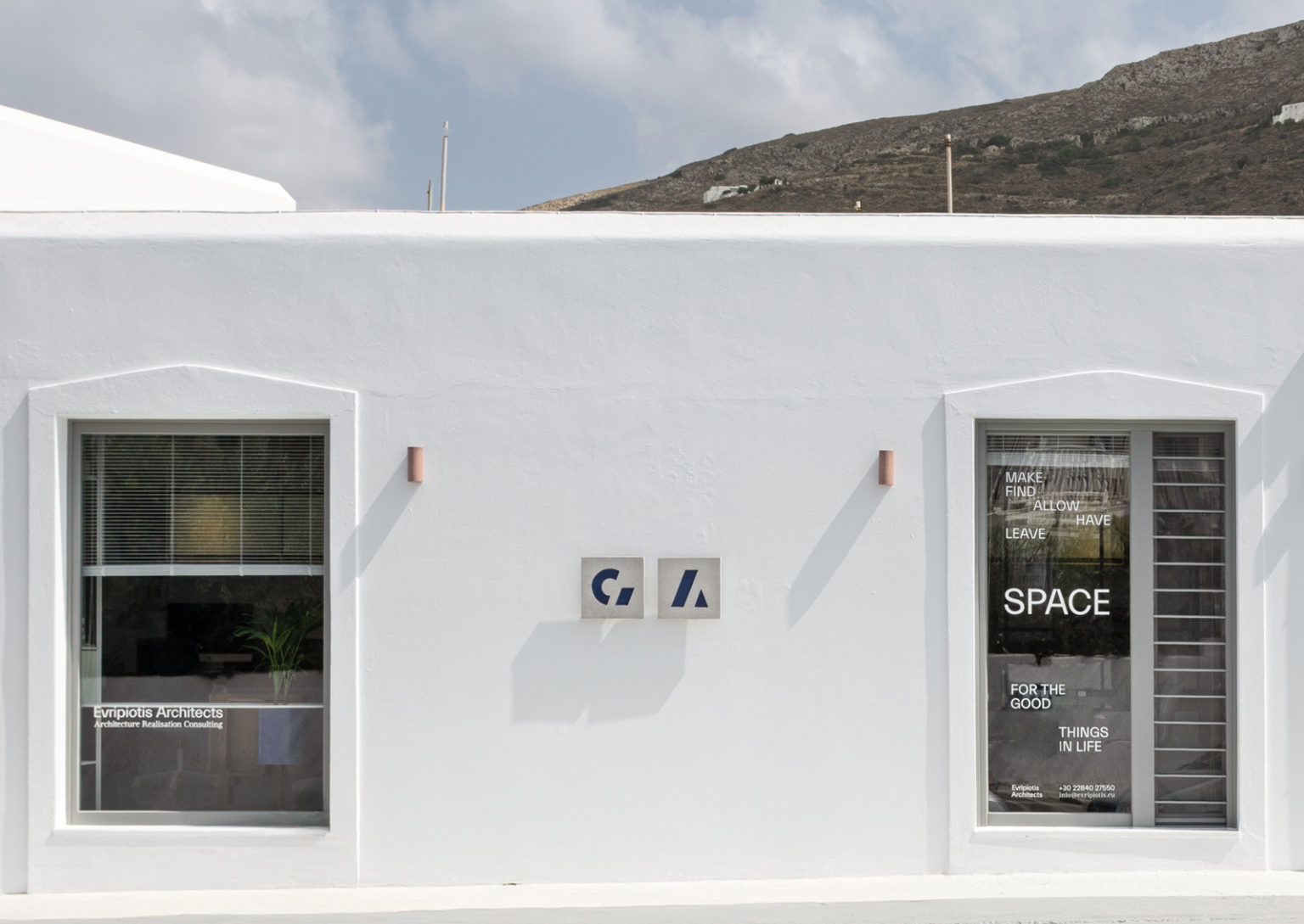 Paros Design Evripiotis Architects designs its own Paros studio rooted in place and ...