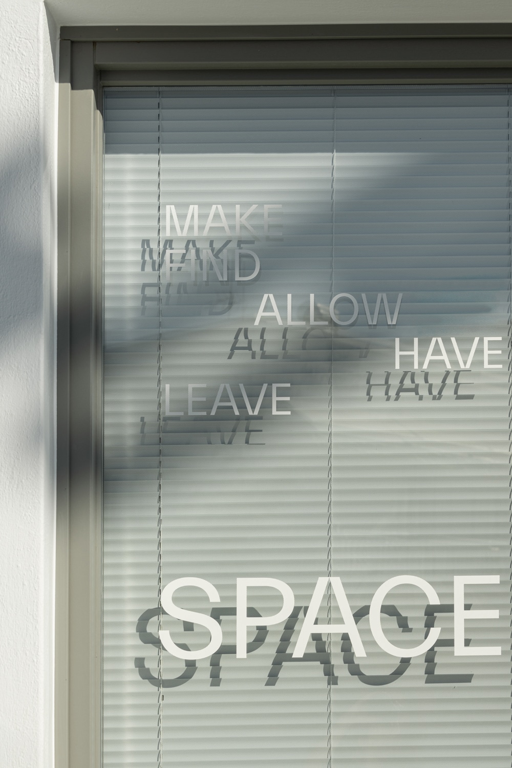 Environmental graphics in Paros office interior