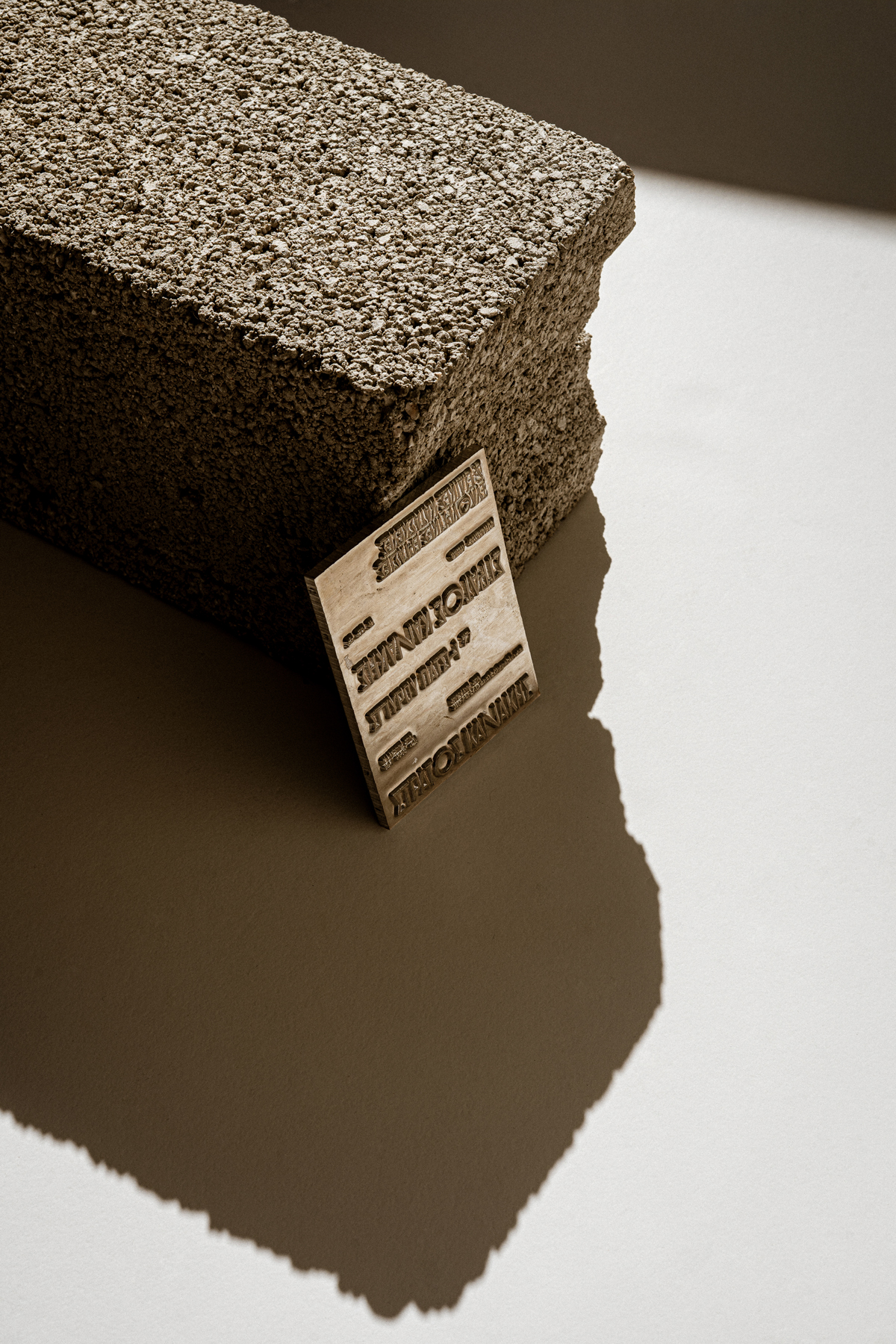 Identity applications photographed in natural light to emphasise material quality