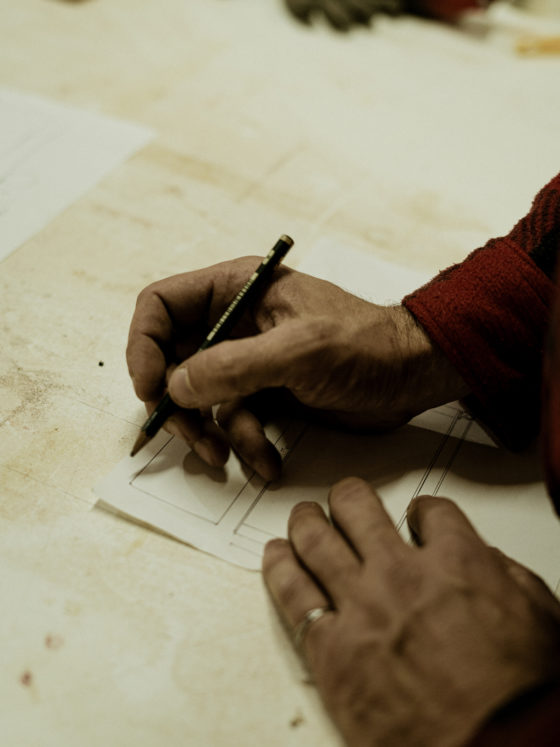 carpenter doing his work