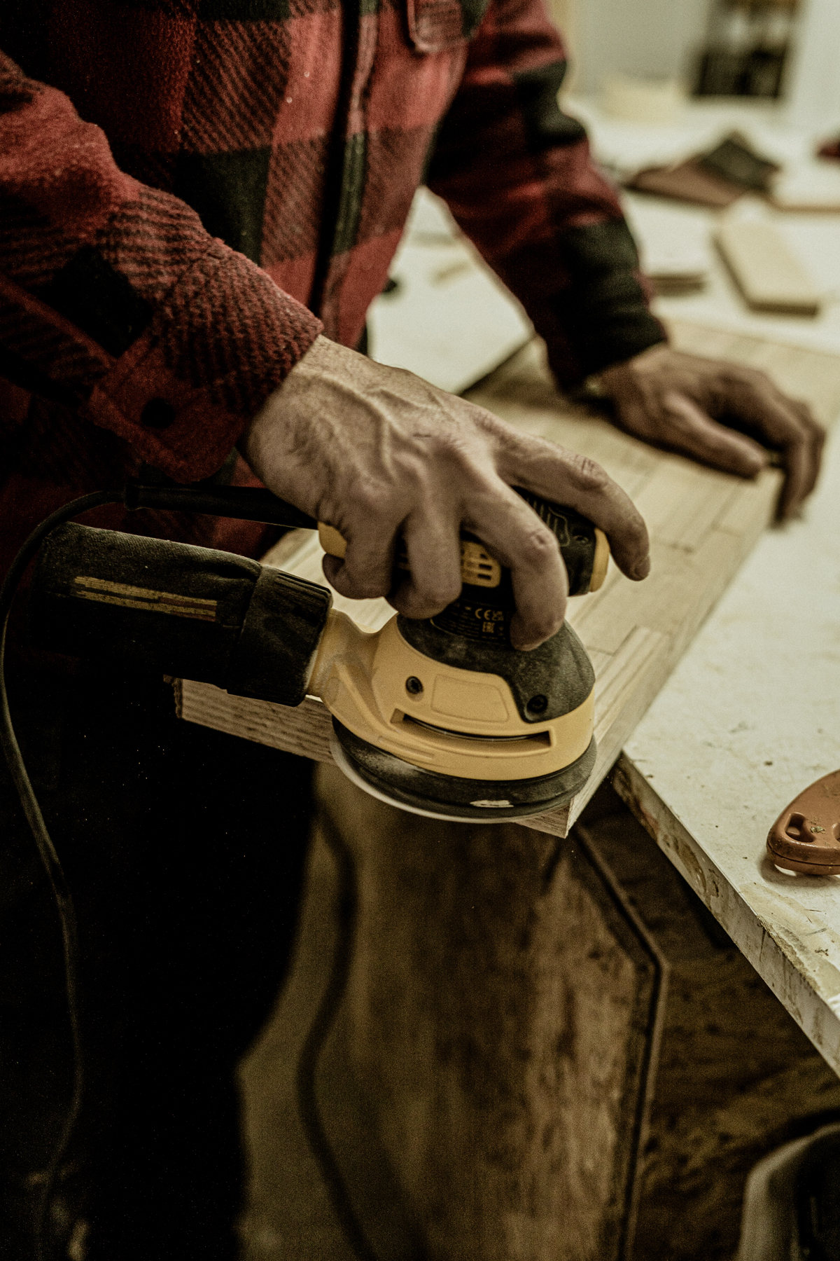 carpenter doing his work