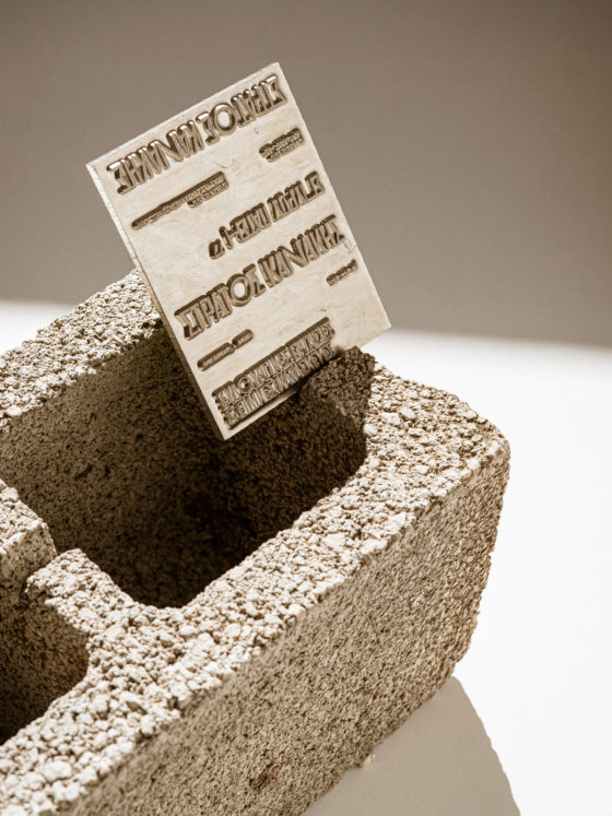 Identity applications photographed in natural light to emphasise material quality