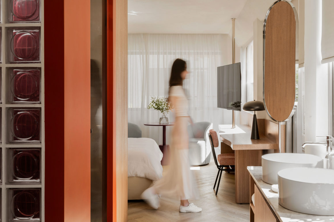 Living area at Noemia Athens