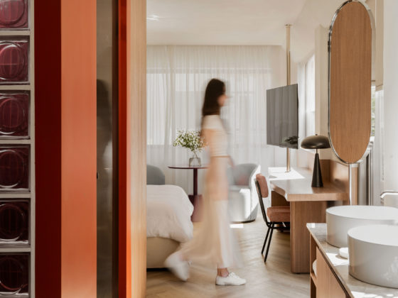 Living area at Noemia Athens