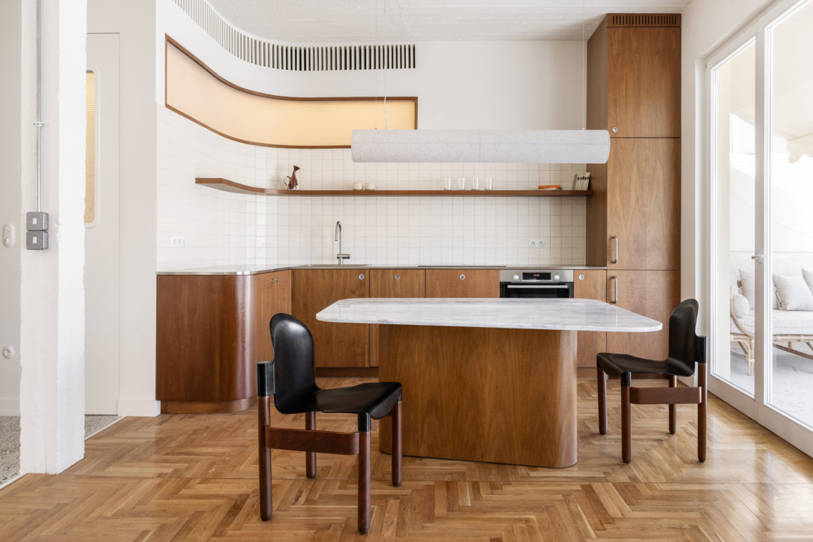 Ioanna Vlachaki Studio pairs original details with crafted additions in compact Athens penthouse