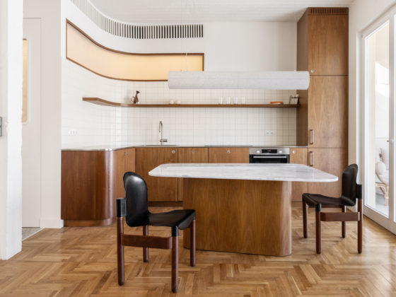 Ioanna Vlachaki Studio pairs original details with crafted additions in compact Athens penthouse