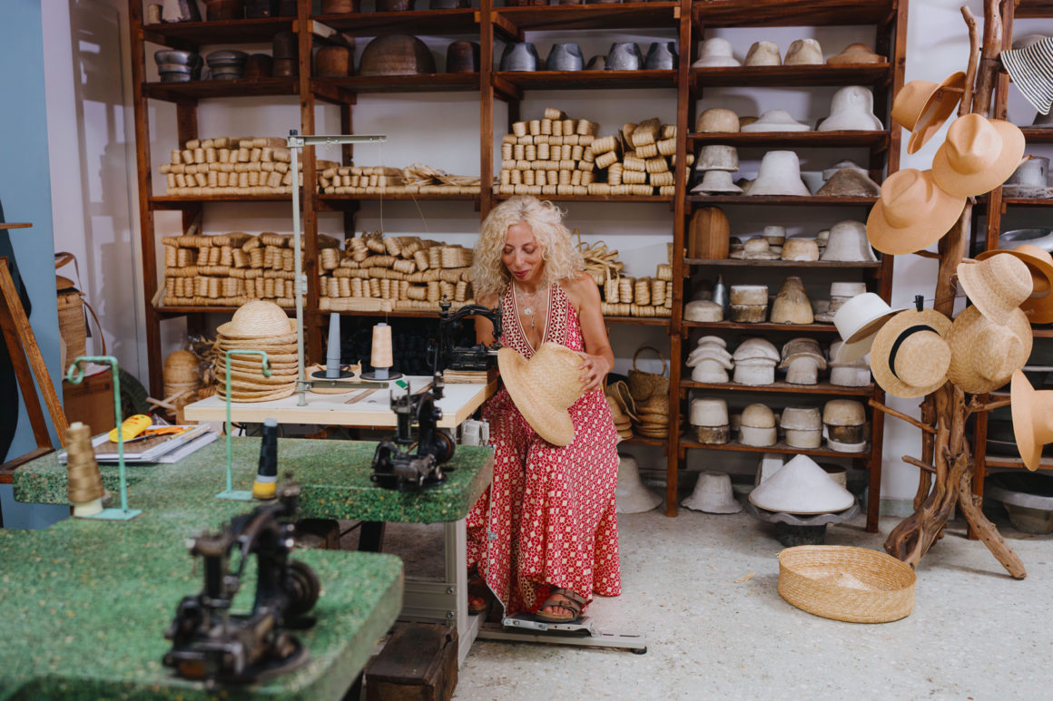Meet Lisa Sarigiannidou of Savapile, the historic Athens workshop keeping the art of handmade hat making alive in Psirri since 1960